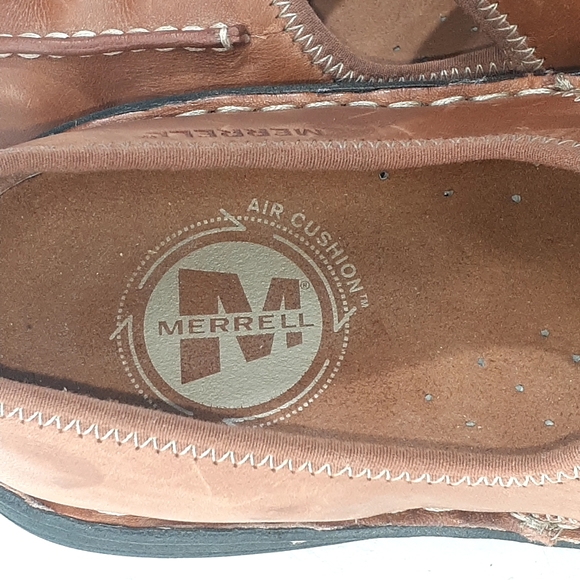 Merrell Tetra Emjay Nutmeg Leather Mary Jane Sz9 - Picture 8 of 10